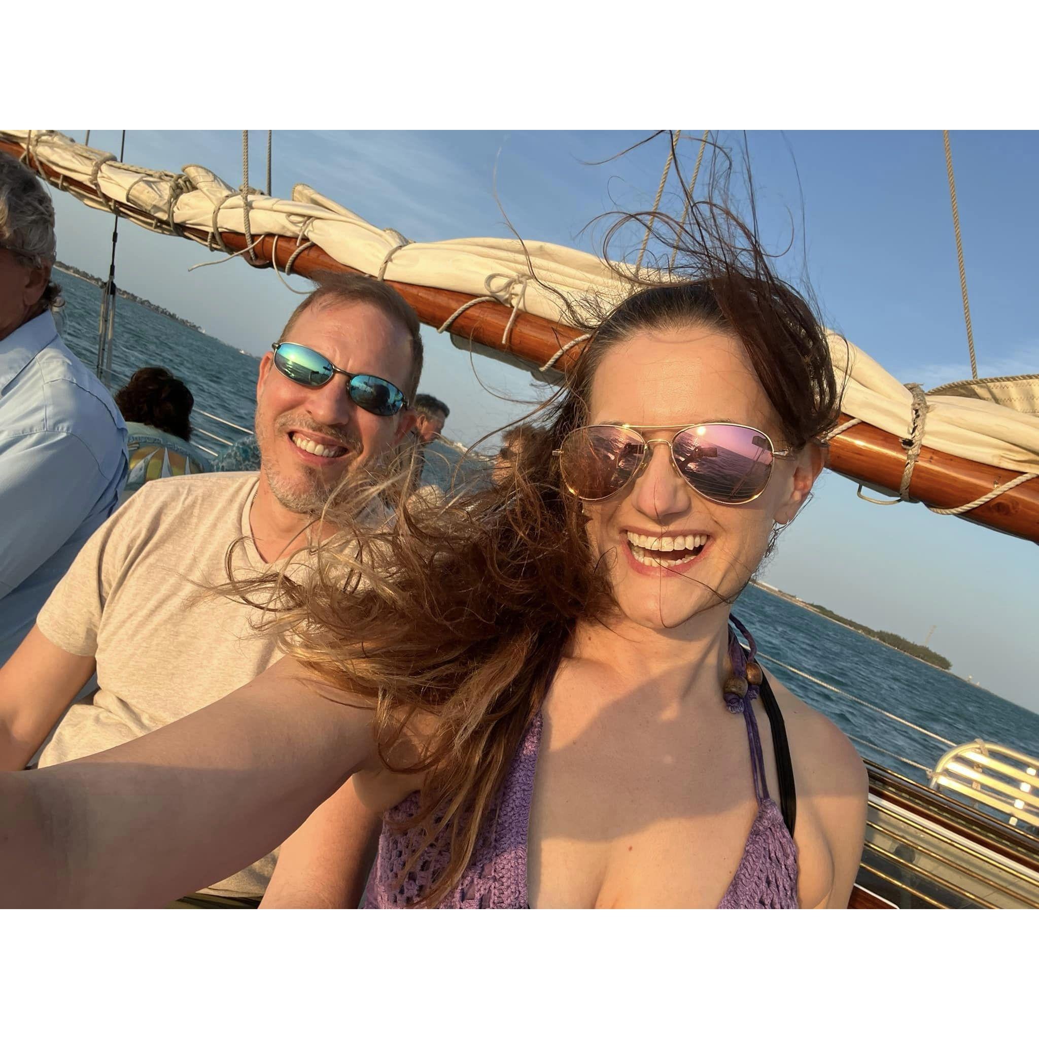 I said my dream was to sail :)