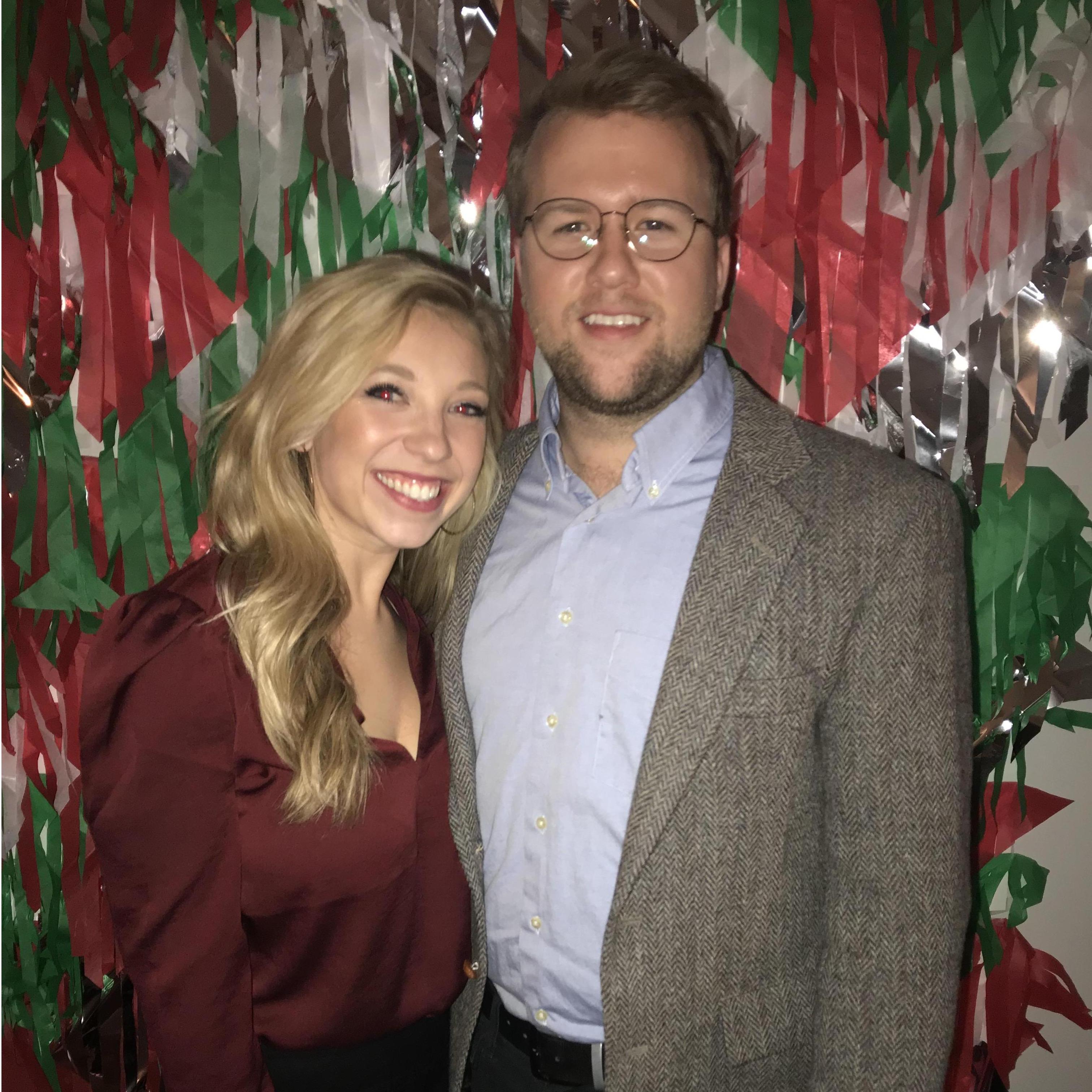 One of our first pictures together! Taken at Caldwell Christmas 2017.