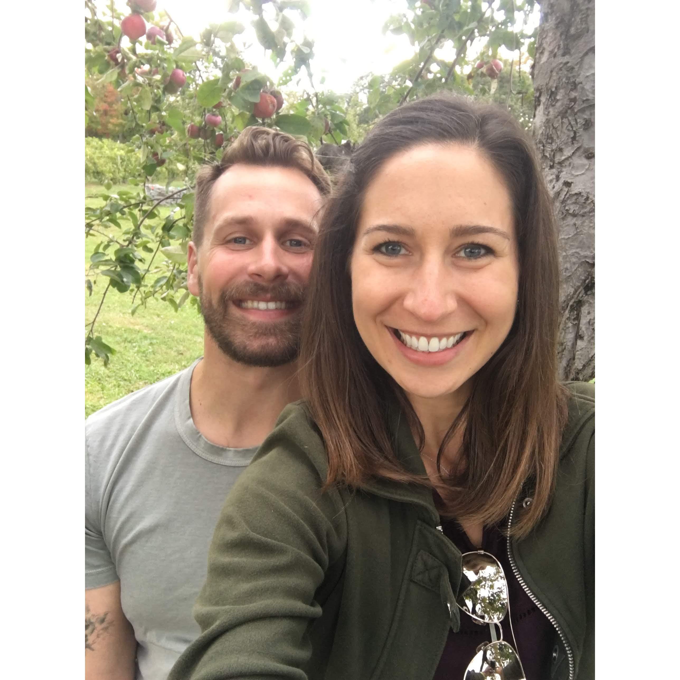 One of our first dates to Nashoba Winery