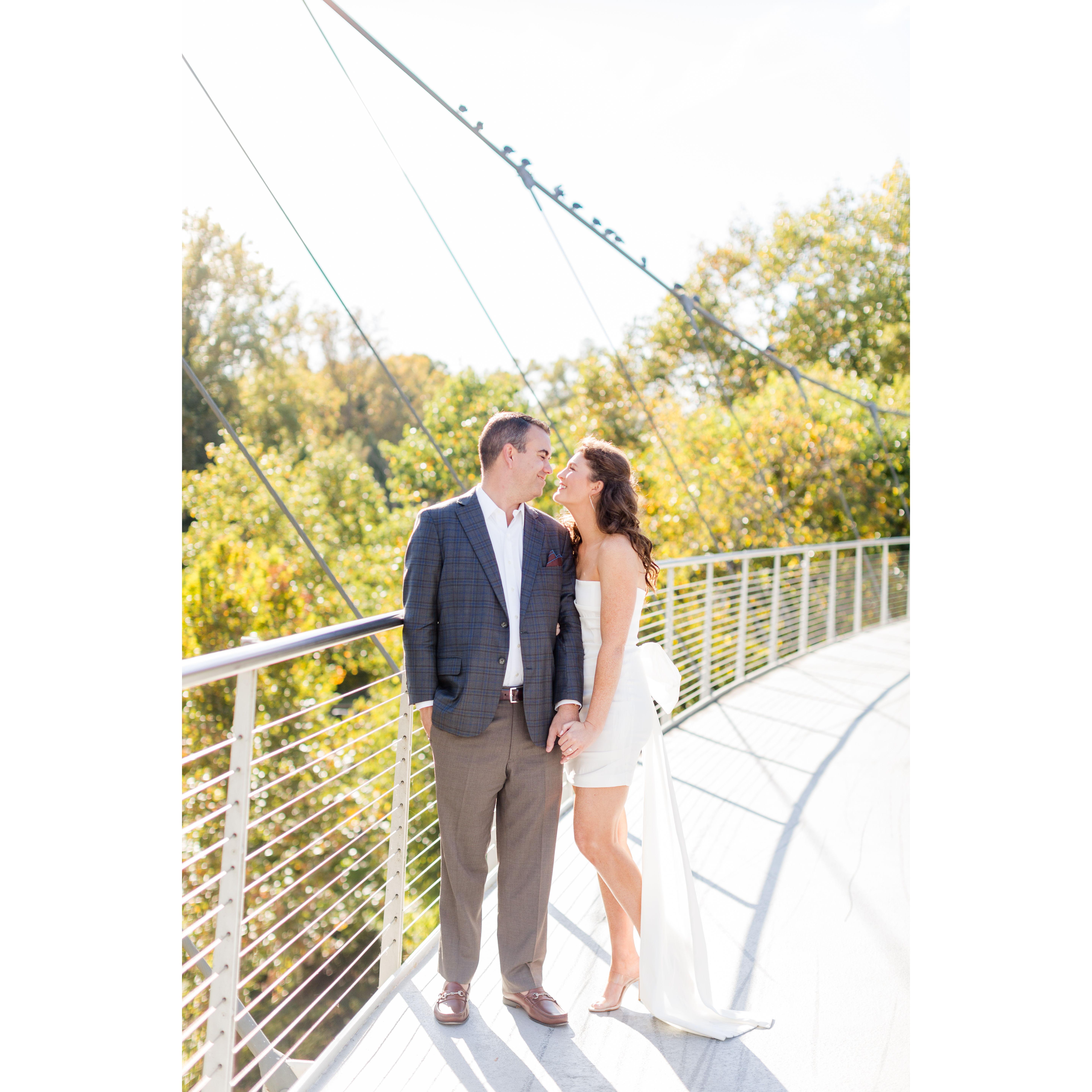 Engagement Photo Session in Downtown Greenville!