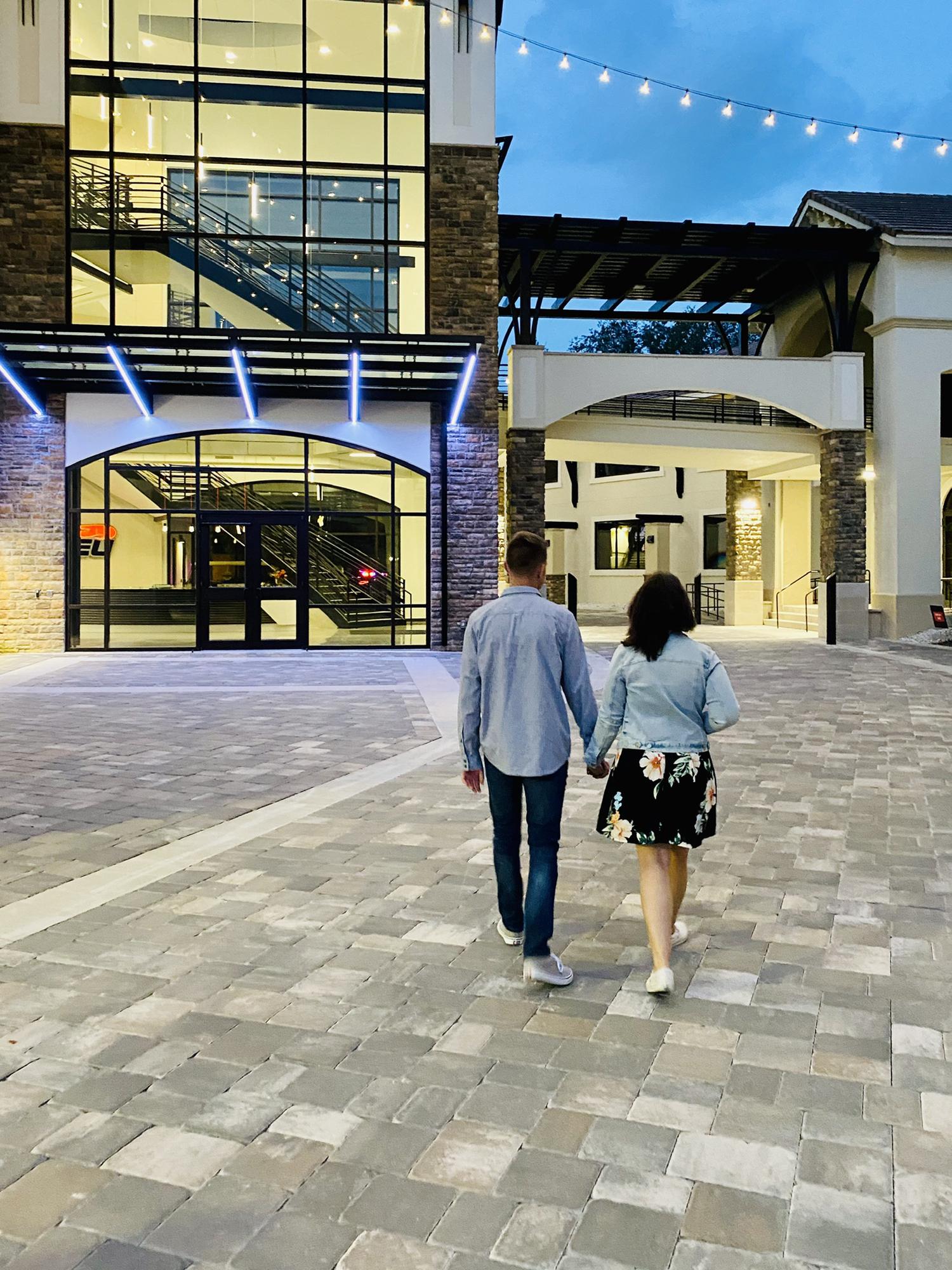 2nd photo shoot, walking through this new pathway right after it was completed! It made me feel like we were walking toward the future.