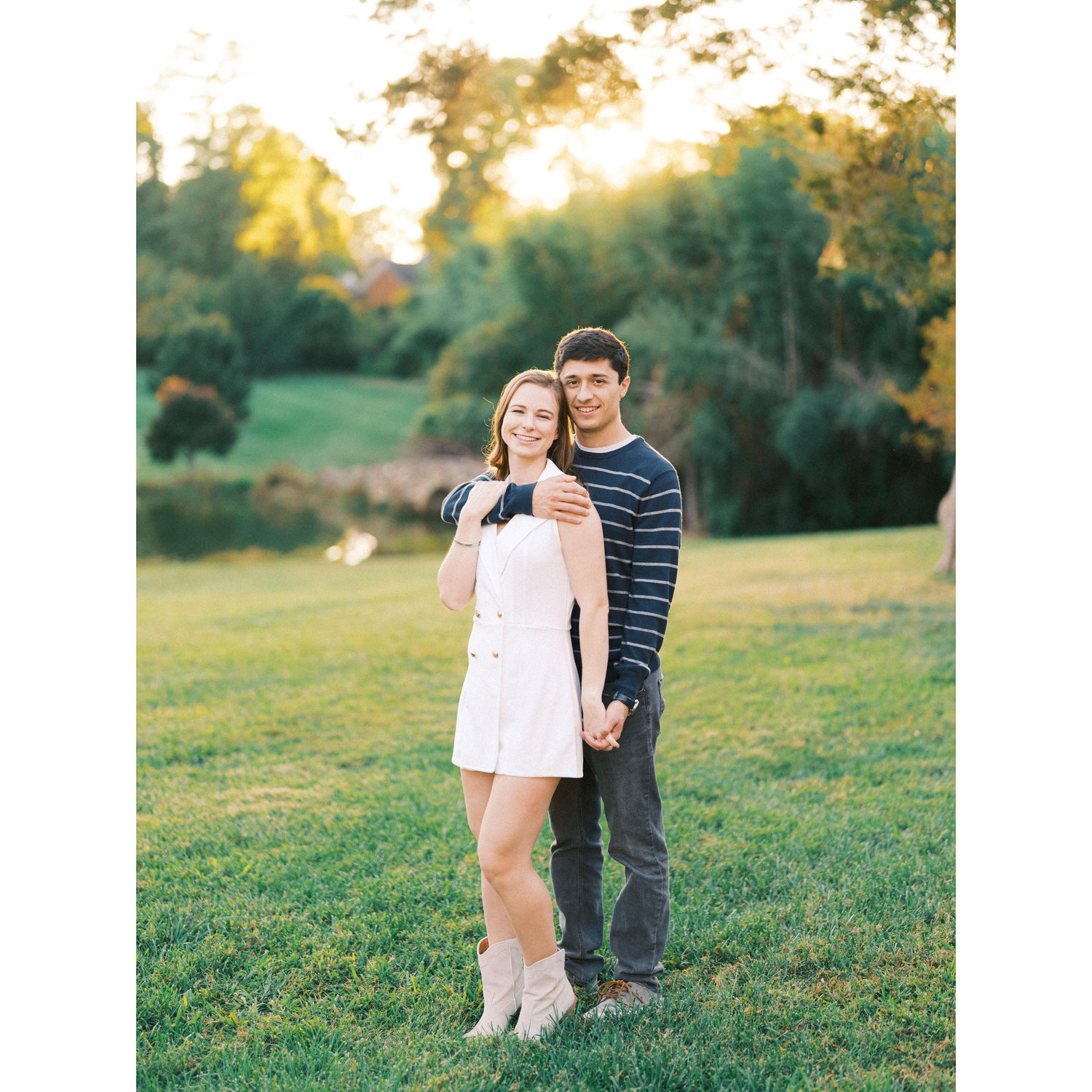 Our engagement photos at Graylyn by the fabulous David Howell