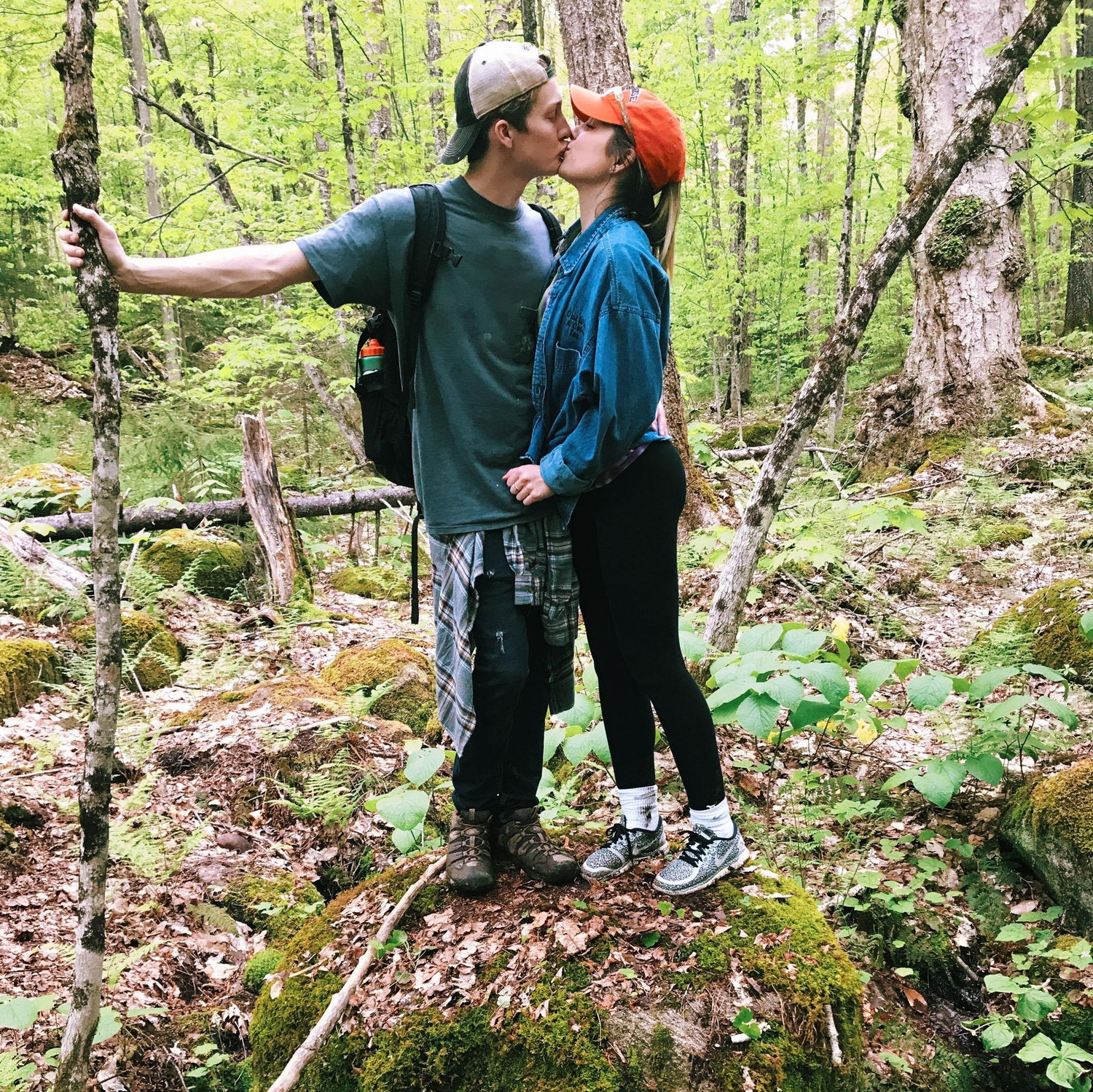 This was taken during my first trip up Stillwater Mountain, where Zane proposed last year!