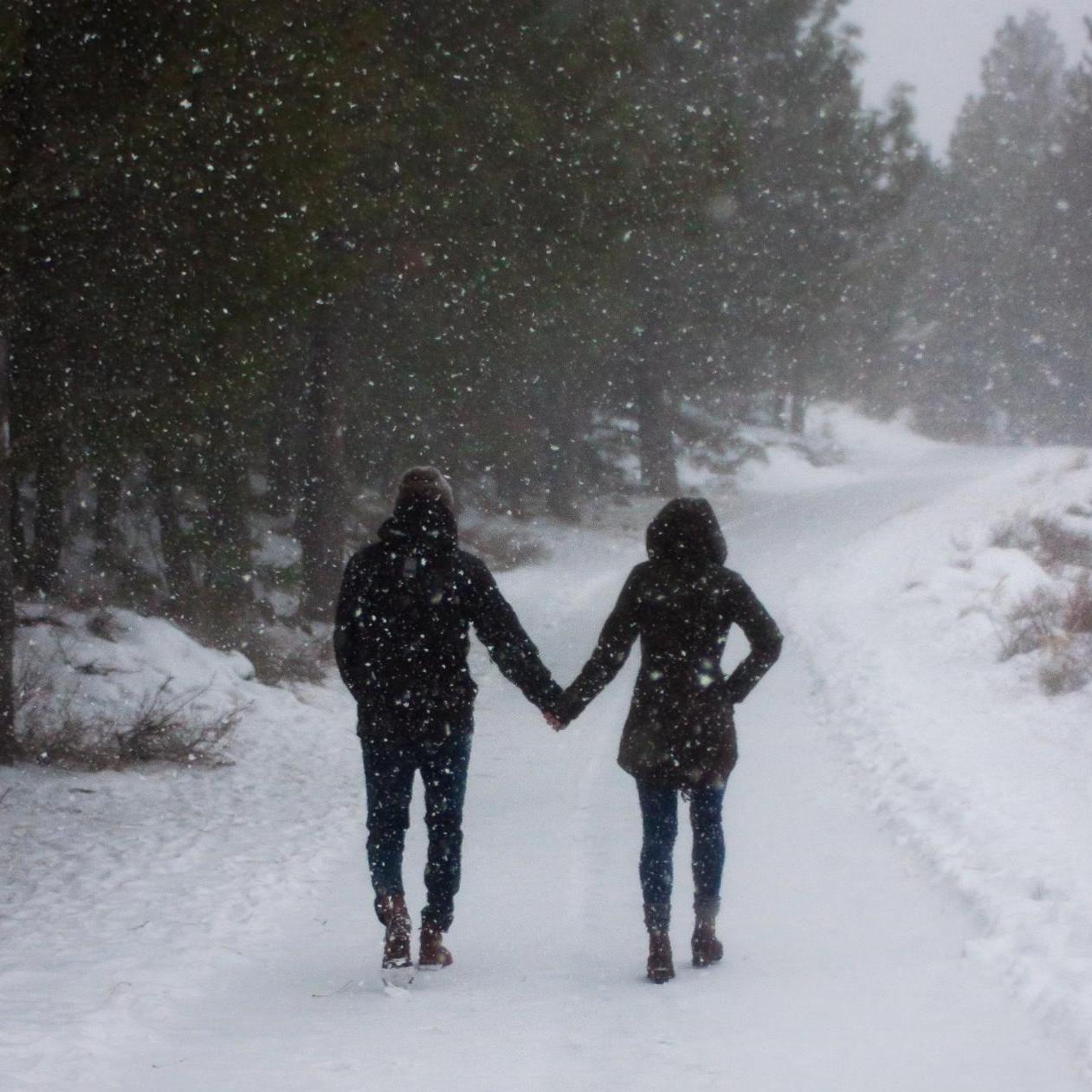 Katie snapped this sweet candid after our engagement shoot in January 2020