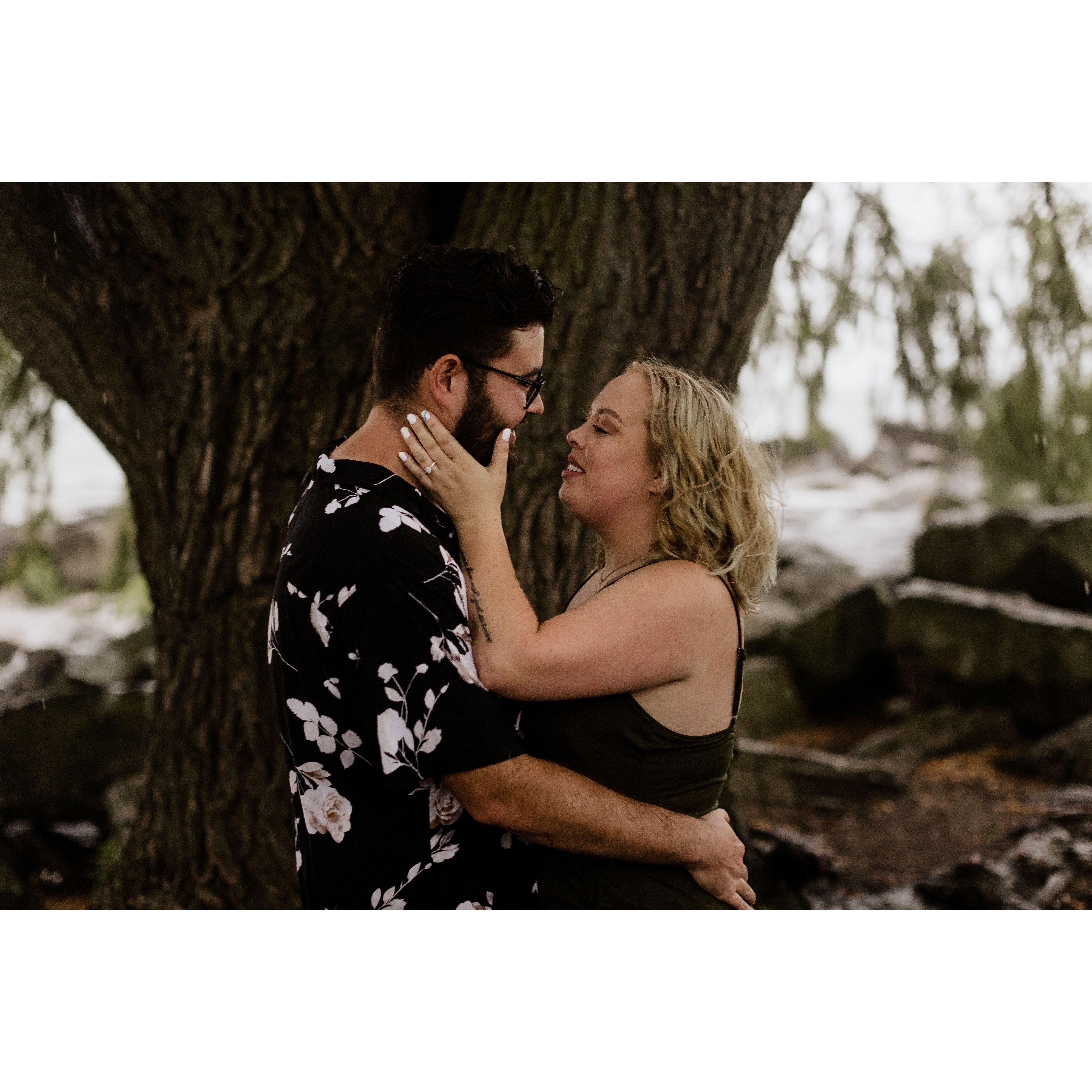 Surprise photos of the engagement!