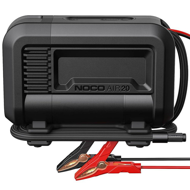 NOCO AIR20: UltraFast 20A Tire Inflator - 12V Portable Air Compressor Pump – 47 SLPM Airflow Inflates 0–40 PSI in 2.5 Minutes – Digital Gauge + Auto-Shutoff