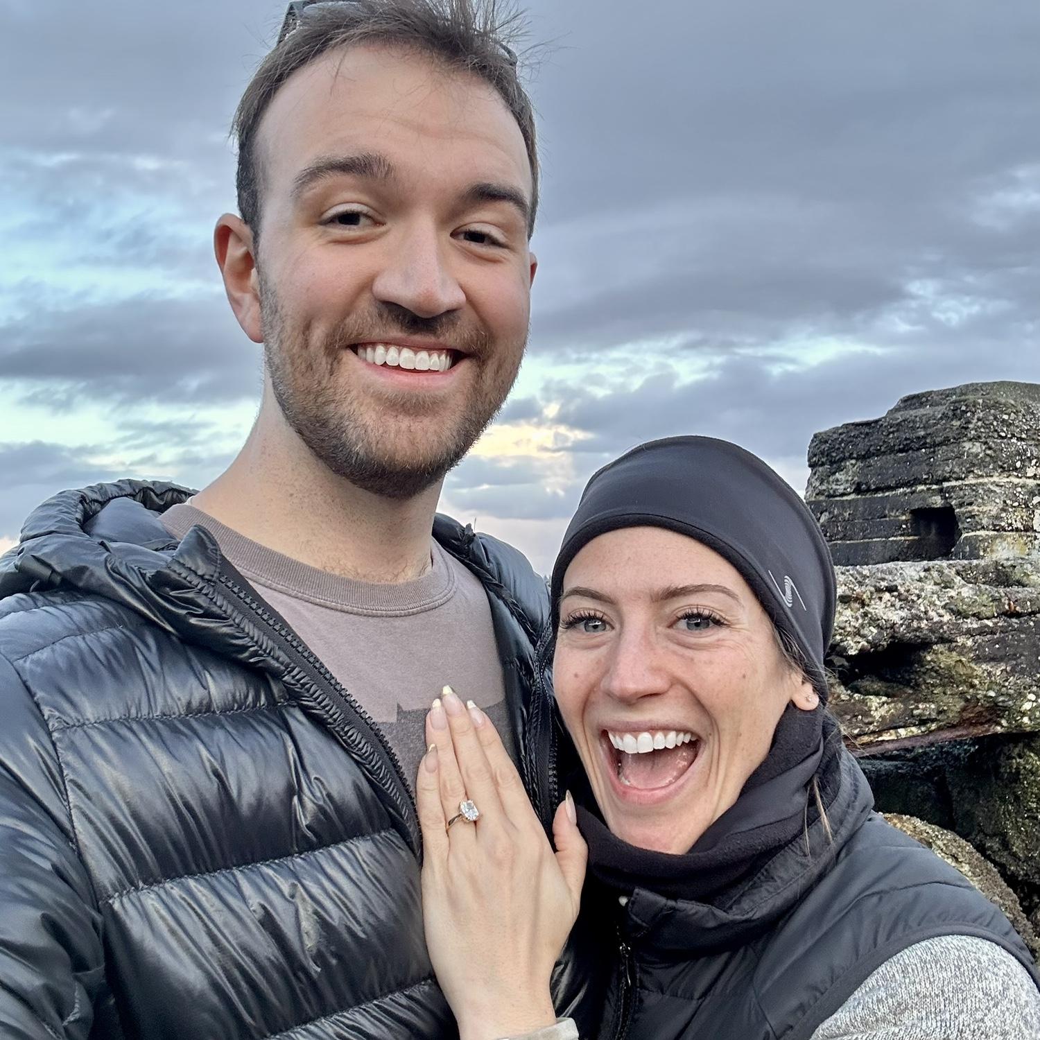 Post engagement smiles!