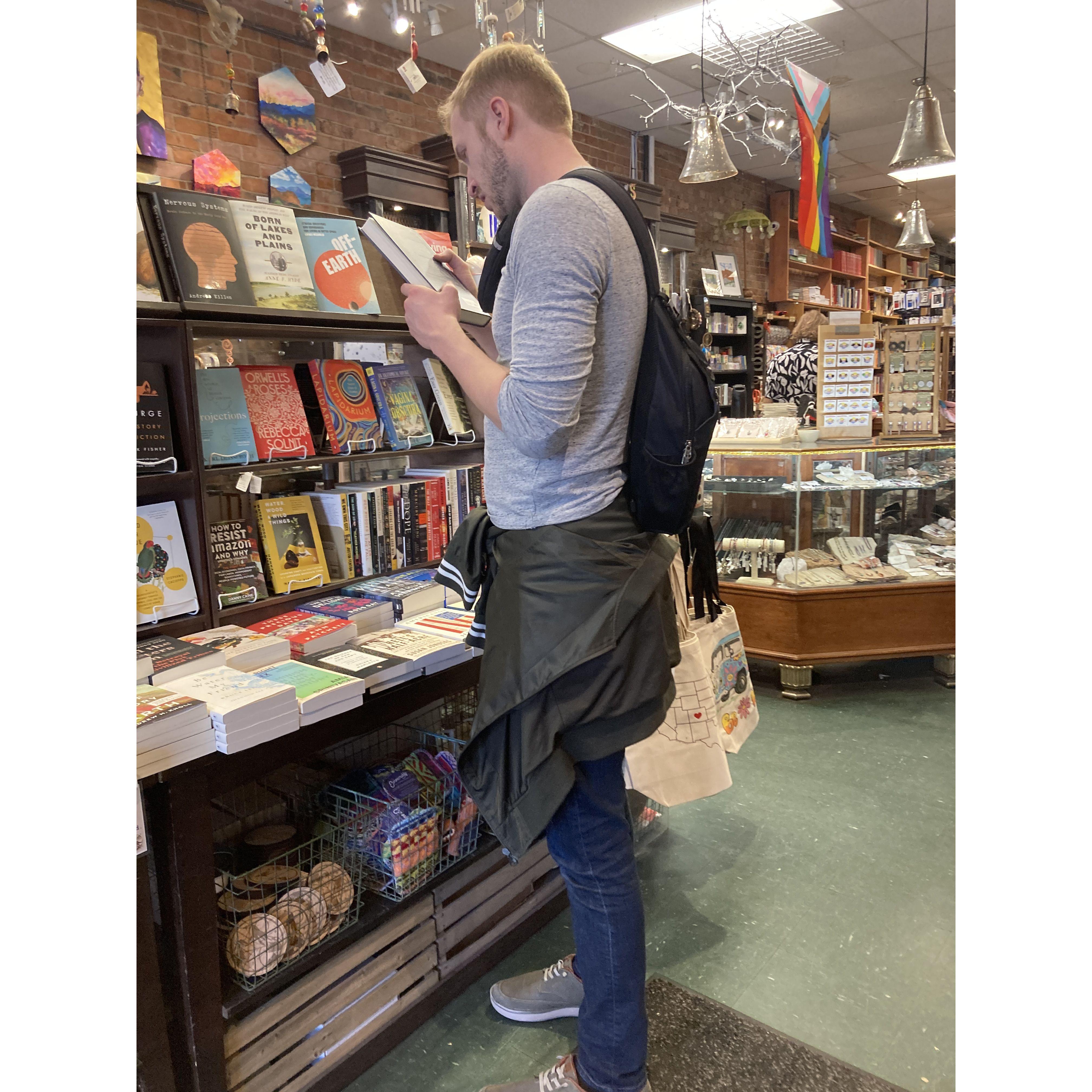 Another date! Poor Richard in downtown Colorado Springs