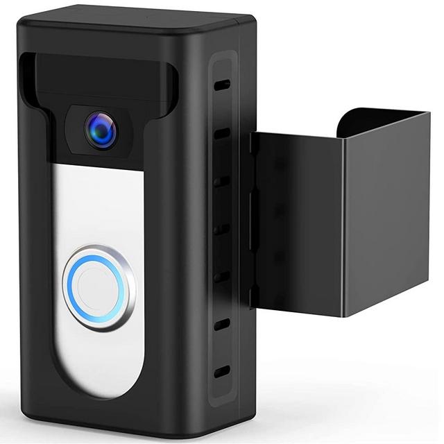 Anti-Theft Video Doorbell Mount, Not Block Doorbell Motion Sensor, No-Drill Mounting Bracket Wedge Adapter Holder Accessories for Home Rentals Office Room