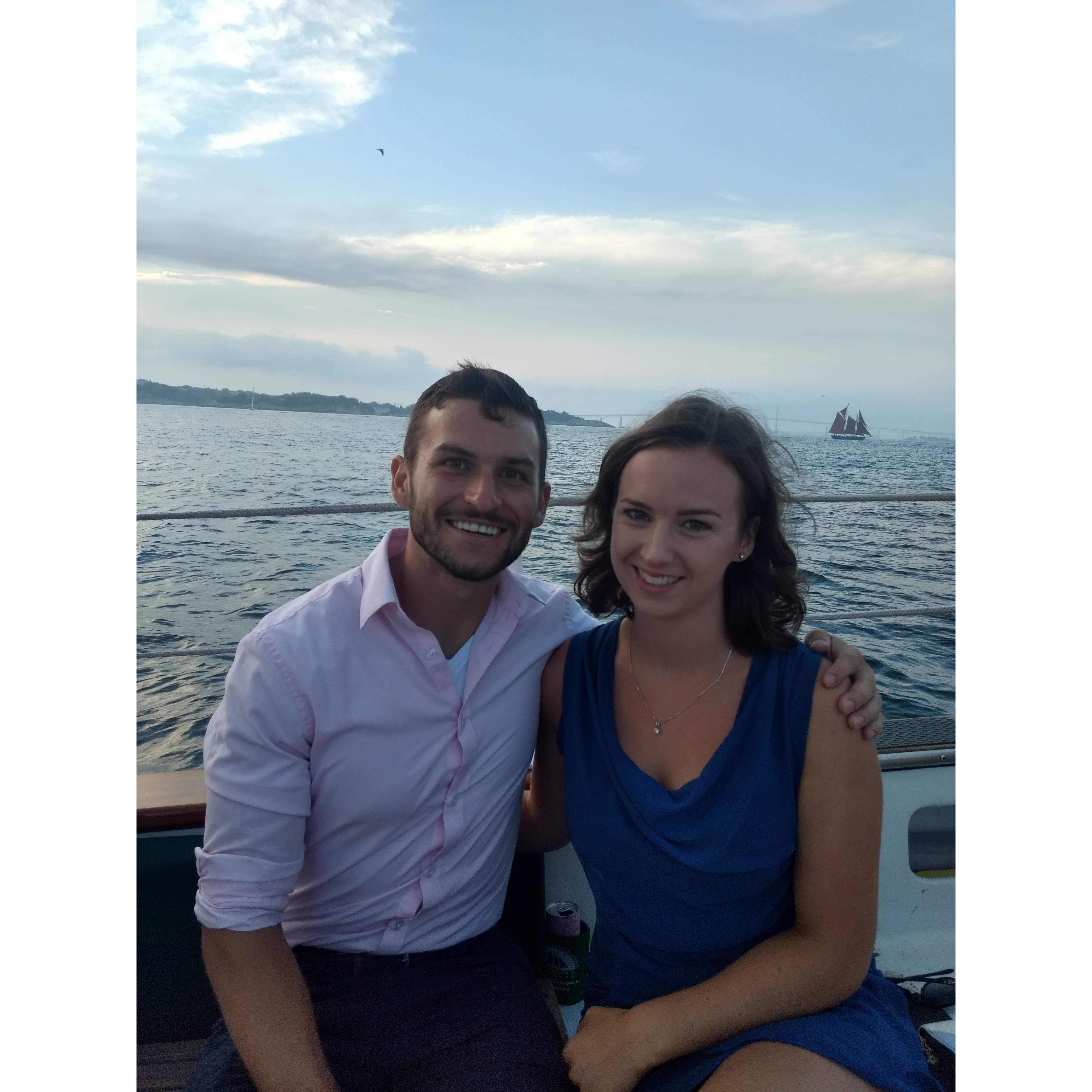 Sailing around Newport, Summer 2018