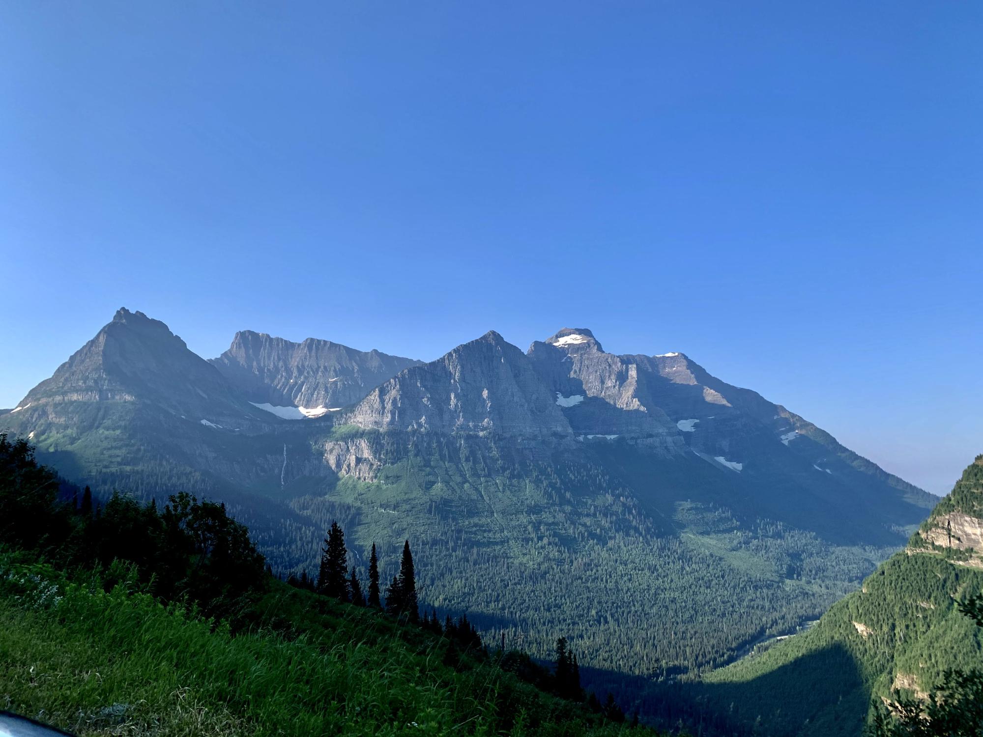 Pull off on Going to the Sun road