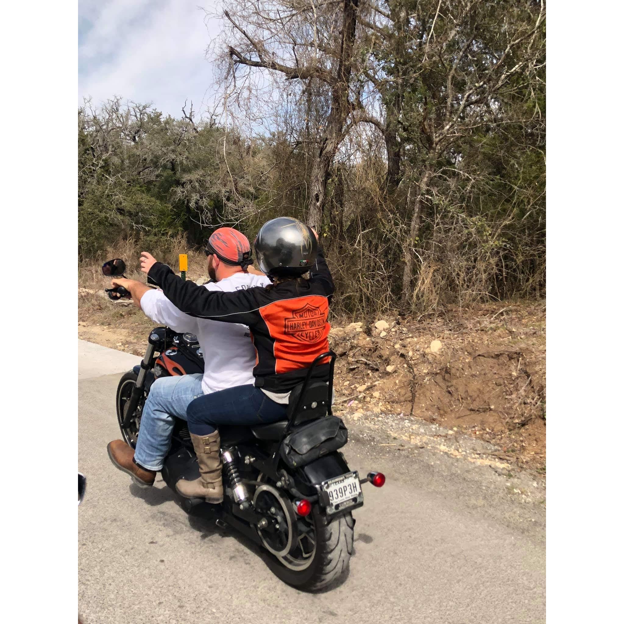 Chance has shared his love of riding with me and now I love it too!