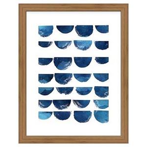 Framed Scallops Blue 11"x14" - Threshold™