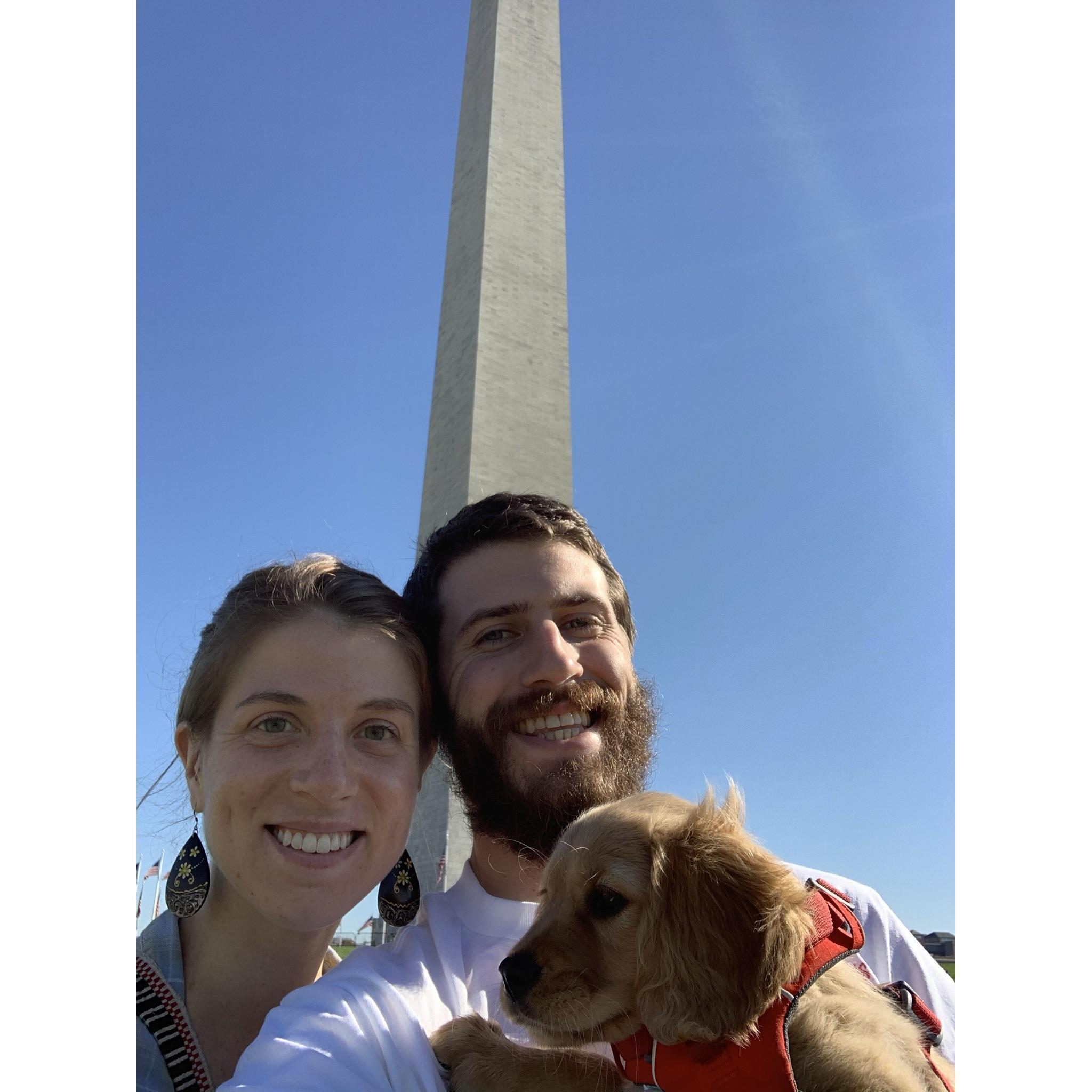 We probably went to the Washington Monument 10 times...not a lot was open during our time in DC