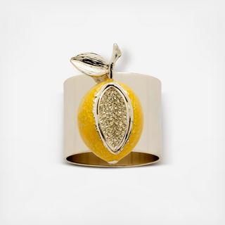 Lemon Napkin Ring, Set of 2