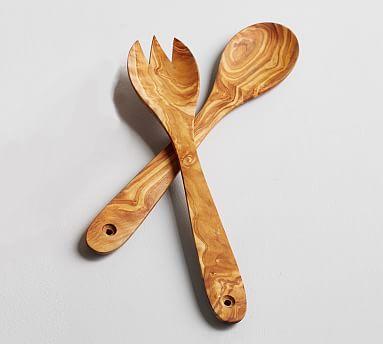 Olive Wood Serving Utensils