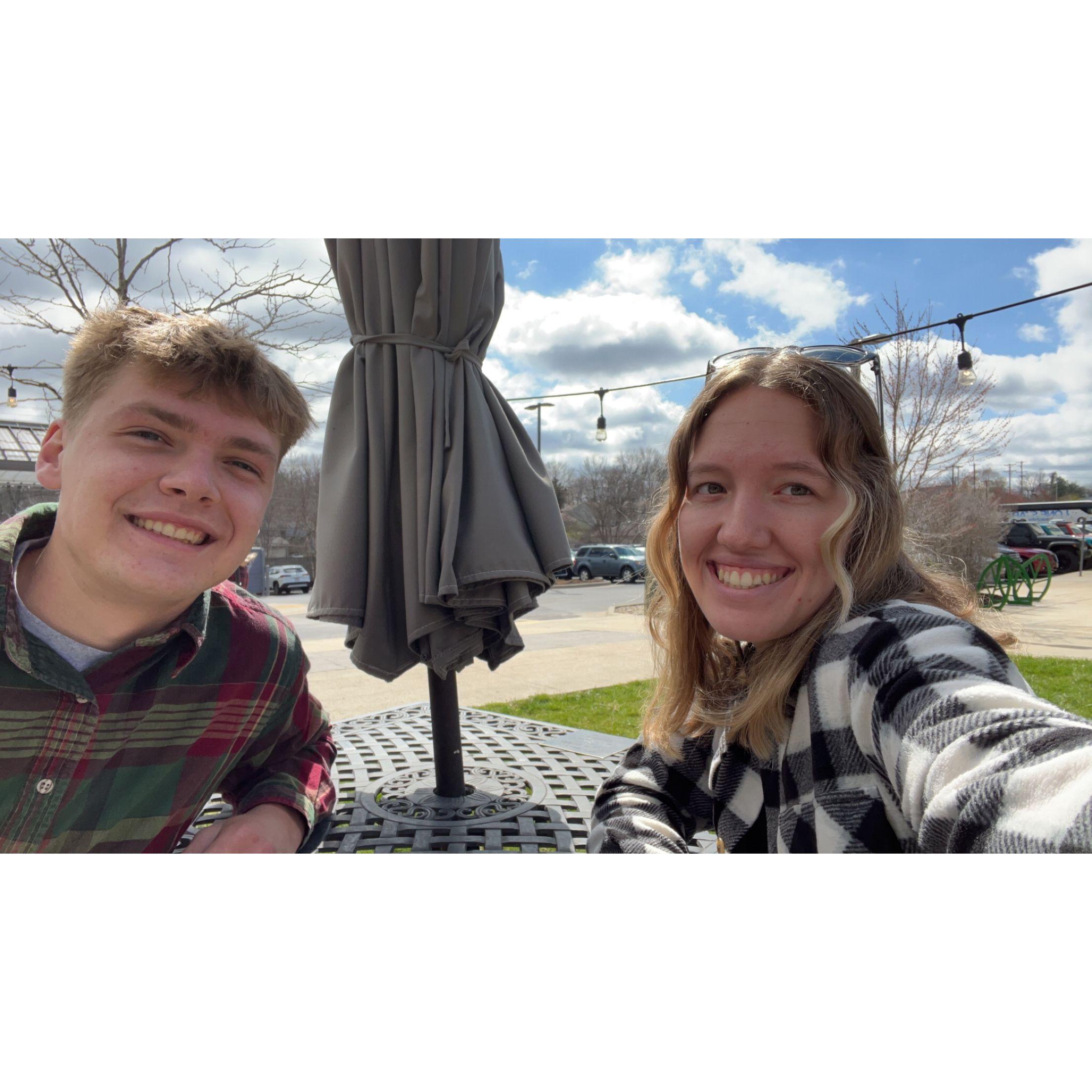 This was our bougie day out which started with breakfast at Aviary's Cafe!