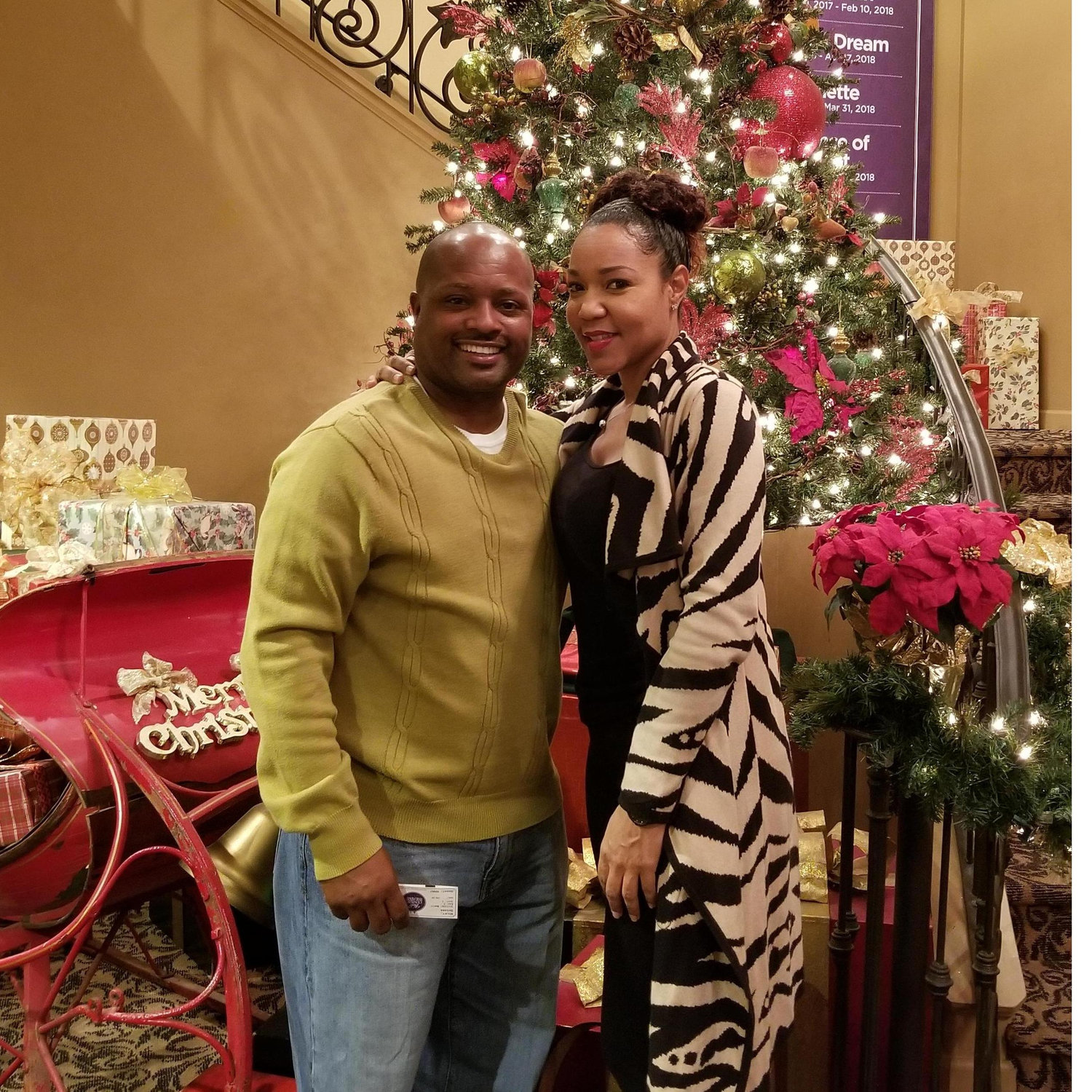 Date night......Seeing the play, "A Christmas Carol."