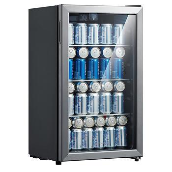 Emerson 115-Can/34 Wine Bottle Beverage Center with Temperature Control