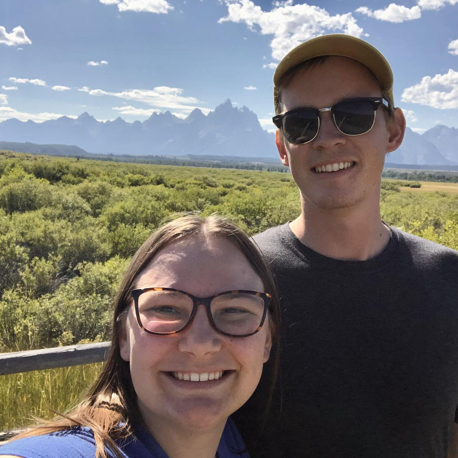 Outside of Grand Tetons National Park!