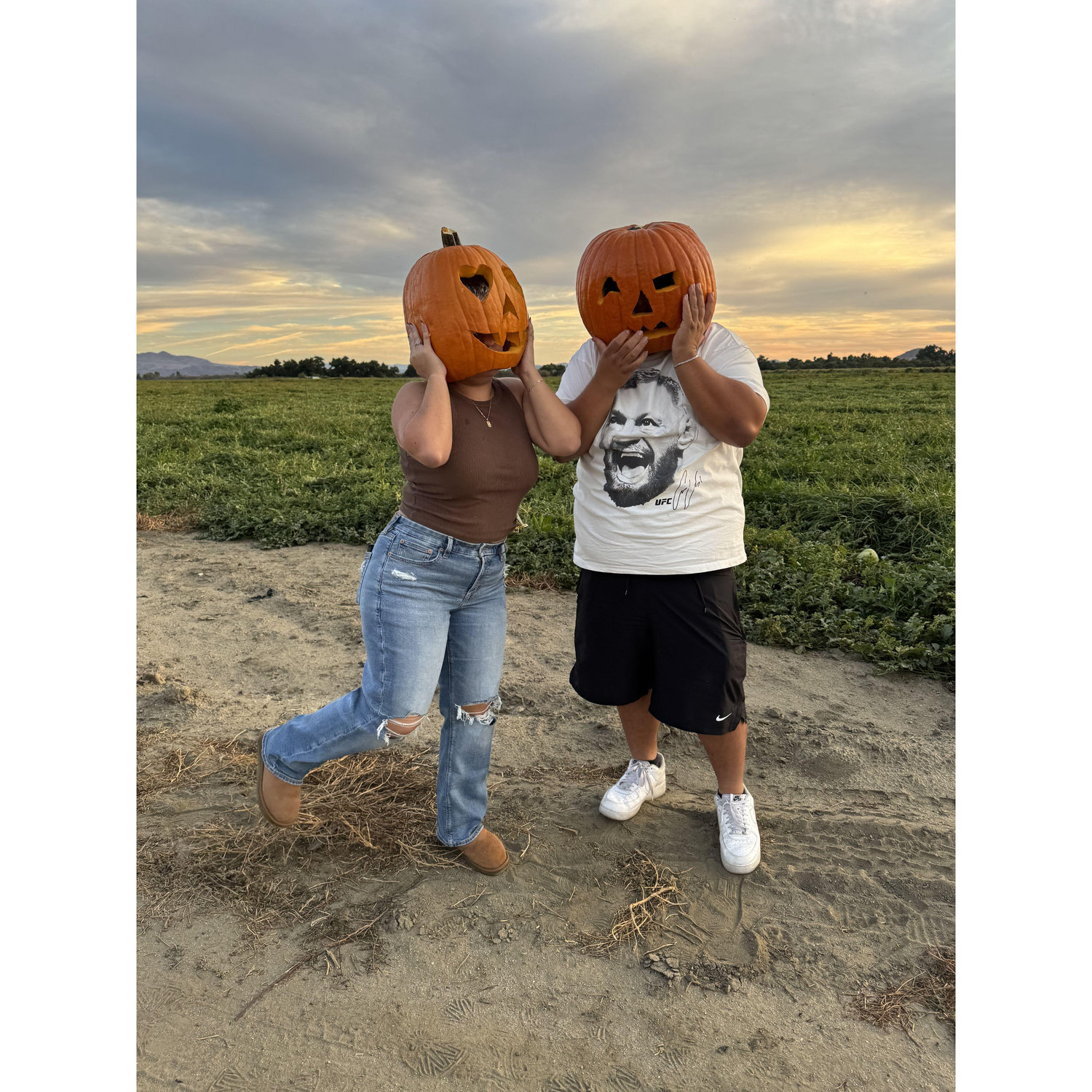 Our pumpkin head photoshoot <3