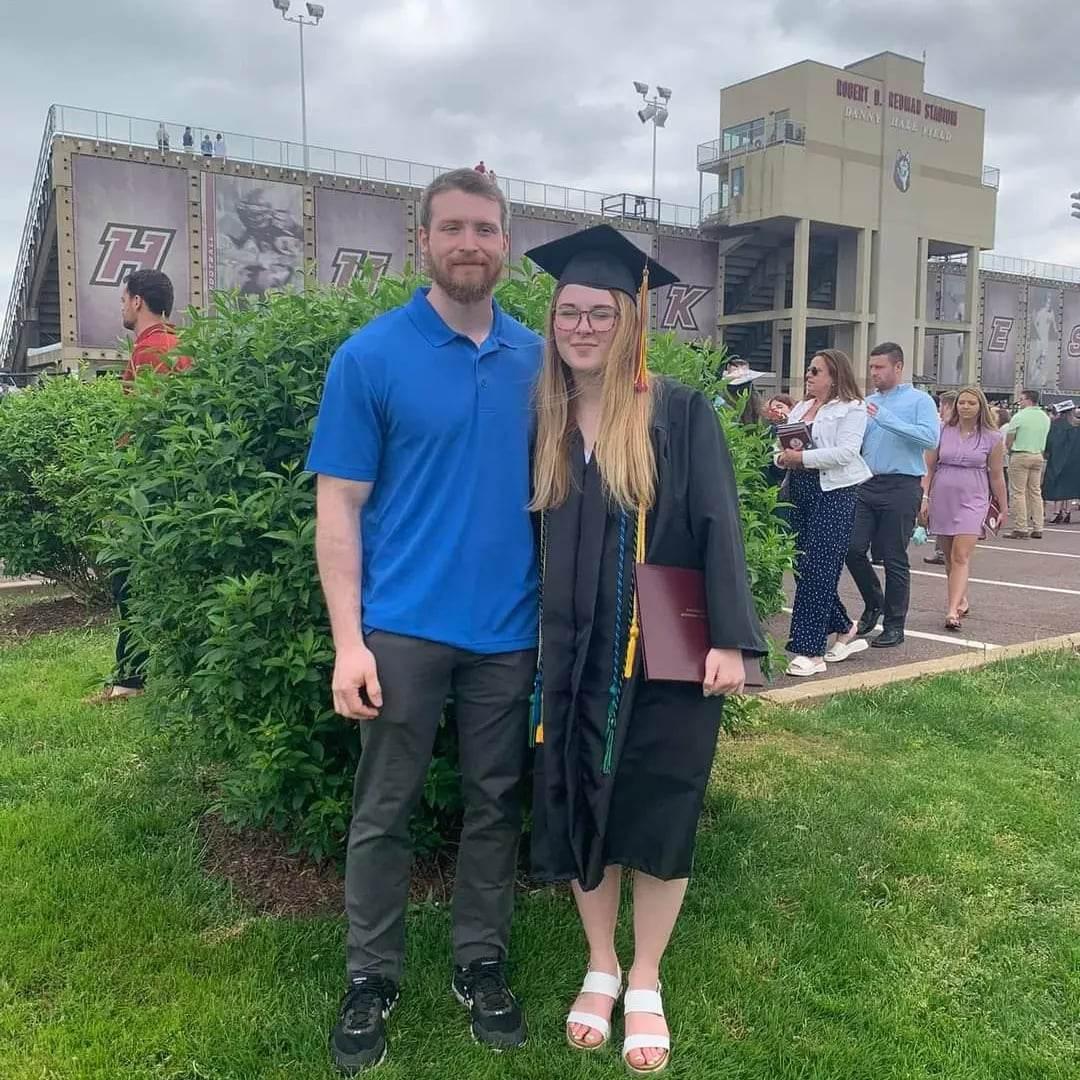 Graduation from Bloomsburg University