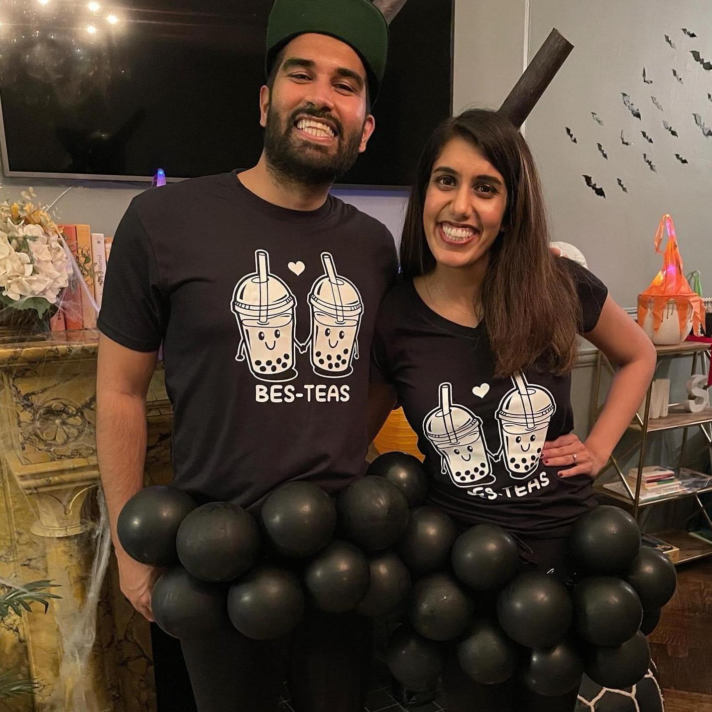 Halloween costume winners- Brown Sugar Bubble Best Teas!