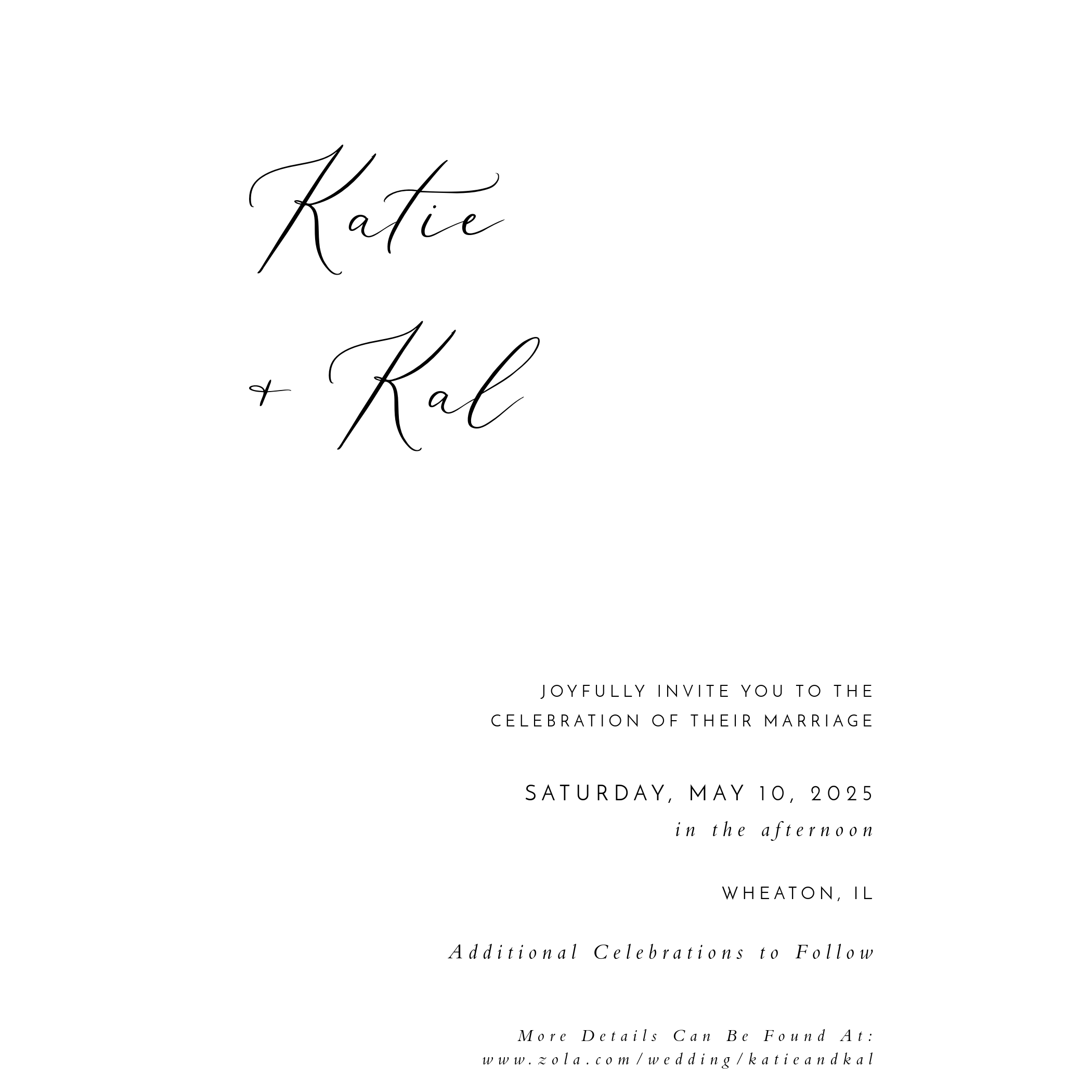 Save the Date Details