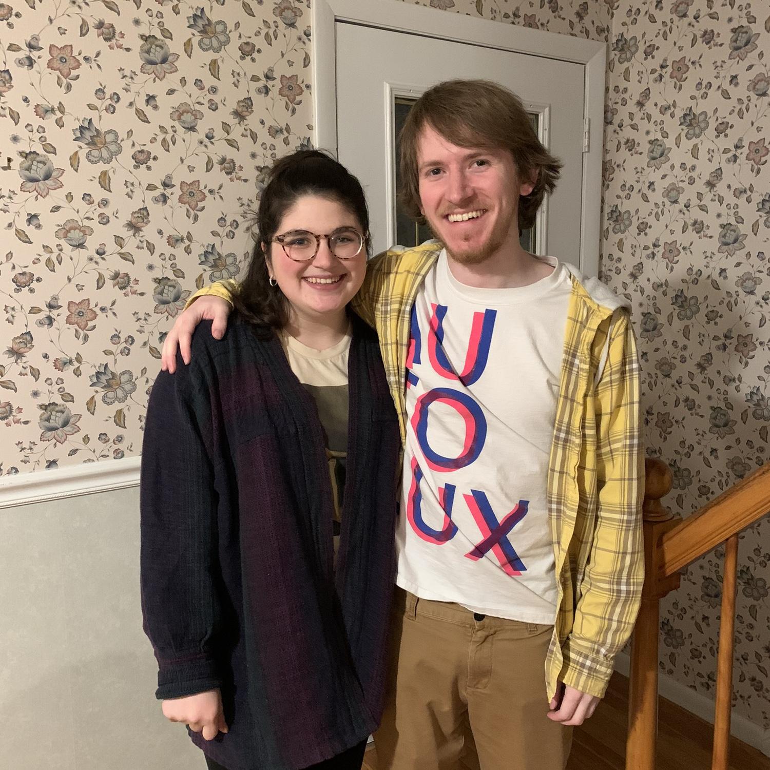 Our first picture after moving in together!