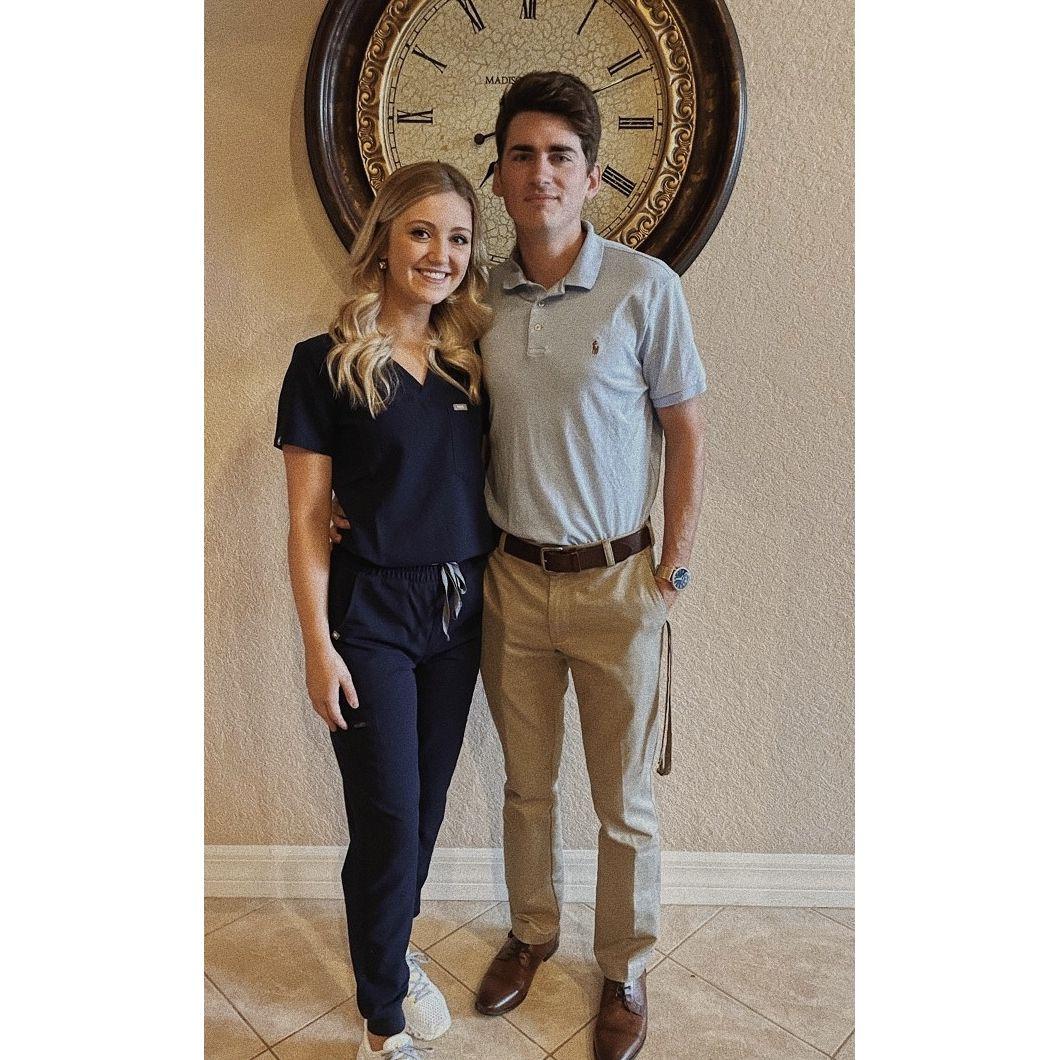 First day of our "Big Kid" jobs in FL!