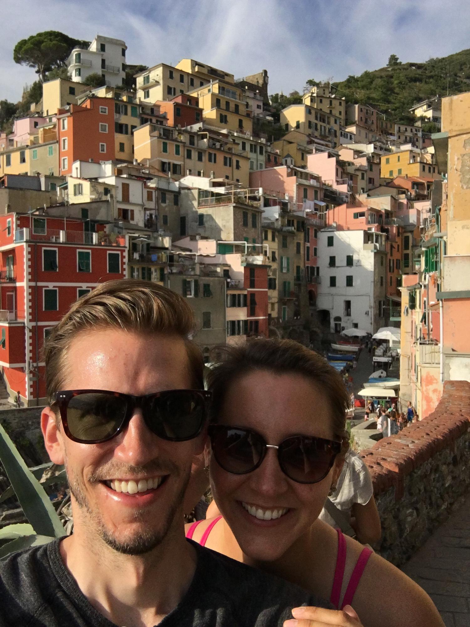 They completed a puzzle of Cinque Terra. So naturally, Jess made sure they stopped here while in Italy. It was well worth it, as these five small villages are a hidden gem