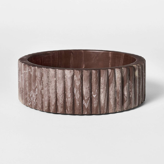 8" Marble Bowl Multicolor Naturals - Threshold™ designed with Studio McGee