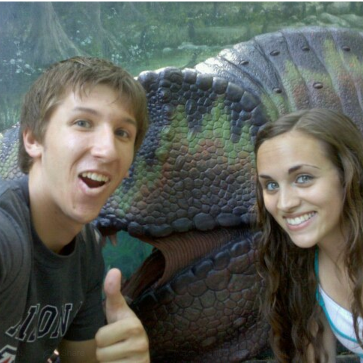 Our first date - circa 2010.