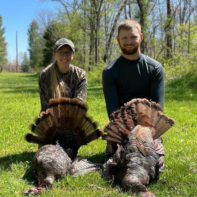 Bailey's first bird after an interesting spot and stalk, taken seconds apart 2021.