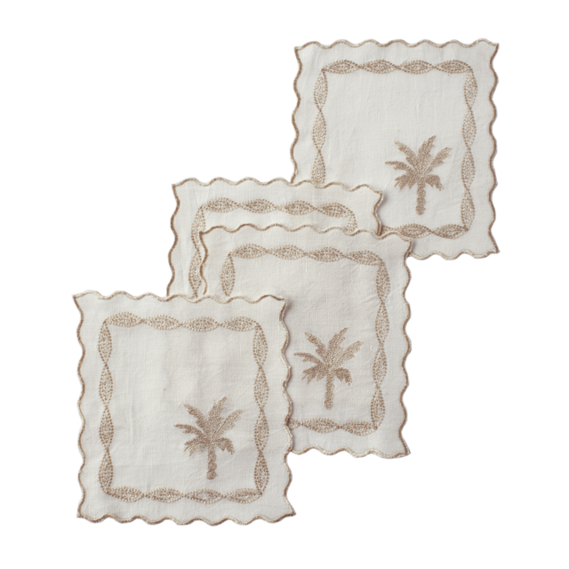 Panna Cocktail Napkins (Set of 4)