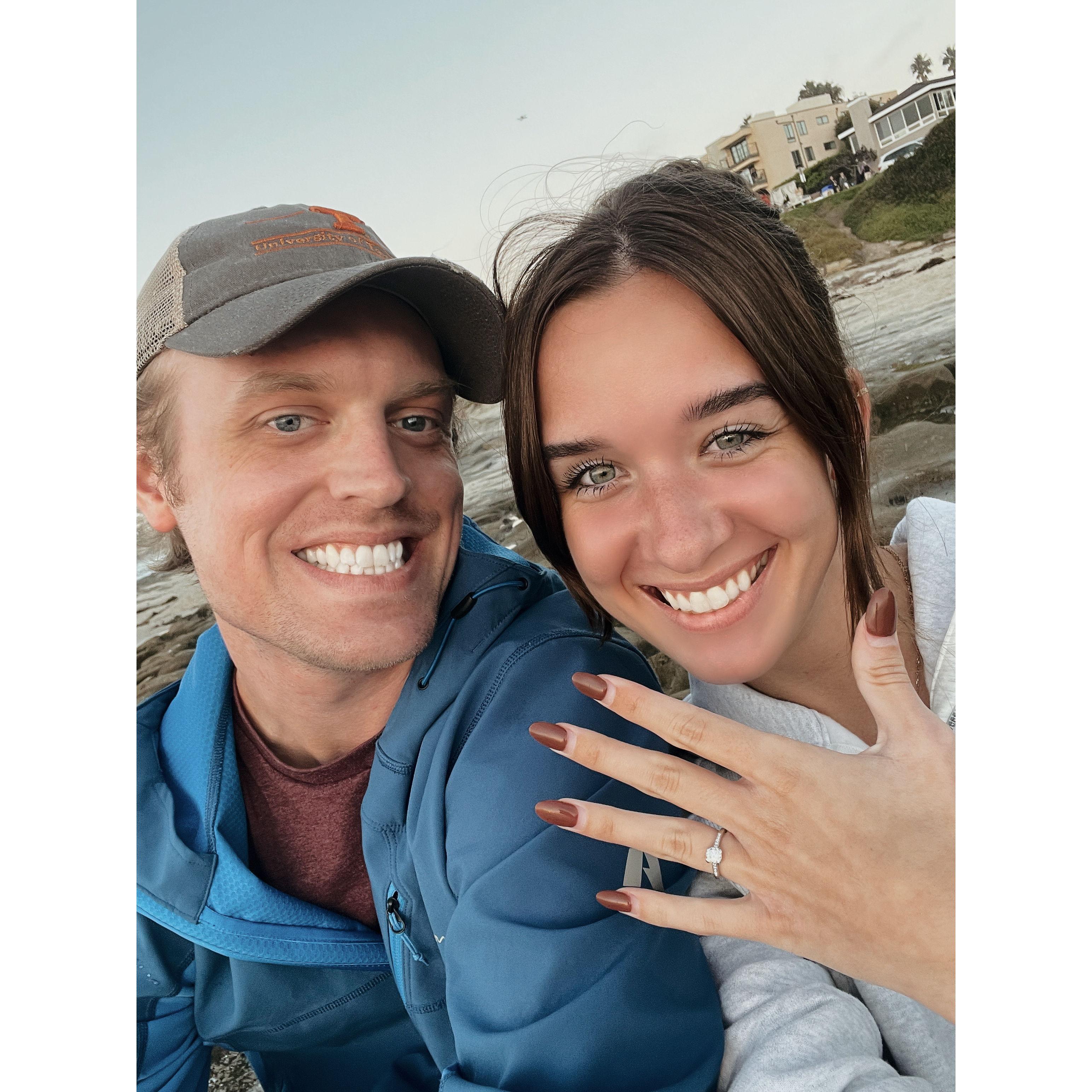 WE ARE ENGAGED!