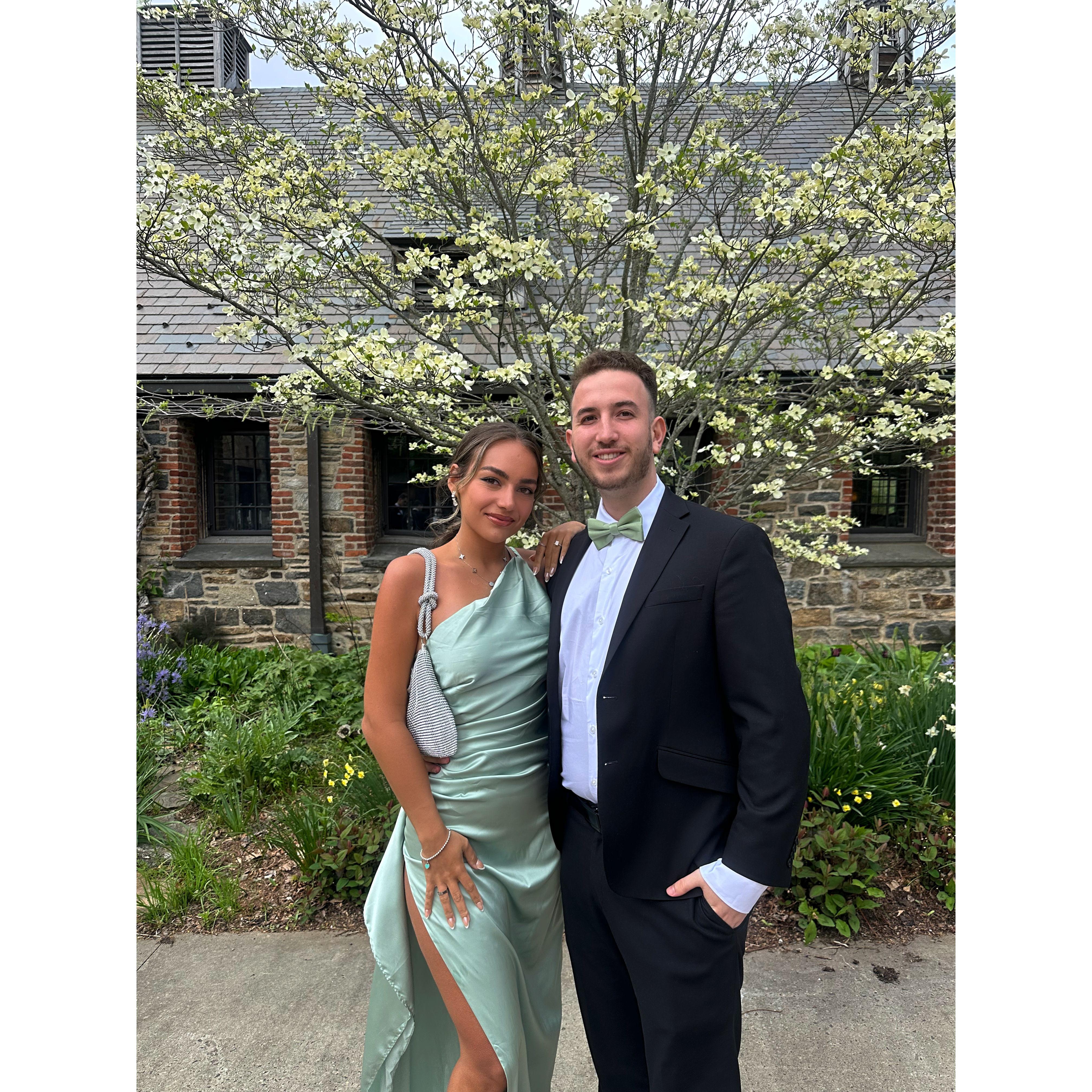 One of the many weddings where we were the only ones who matched the dress and bowtie color. It has become known as our signature!