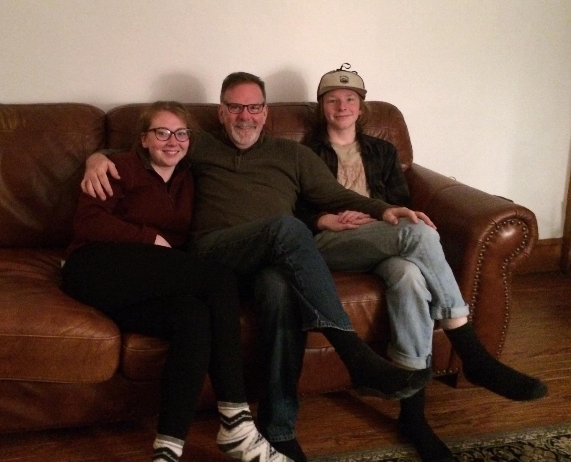 Cecilia, Mark, and Dylan - Christmas in Ithaca 2017