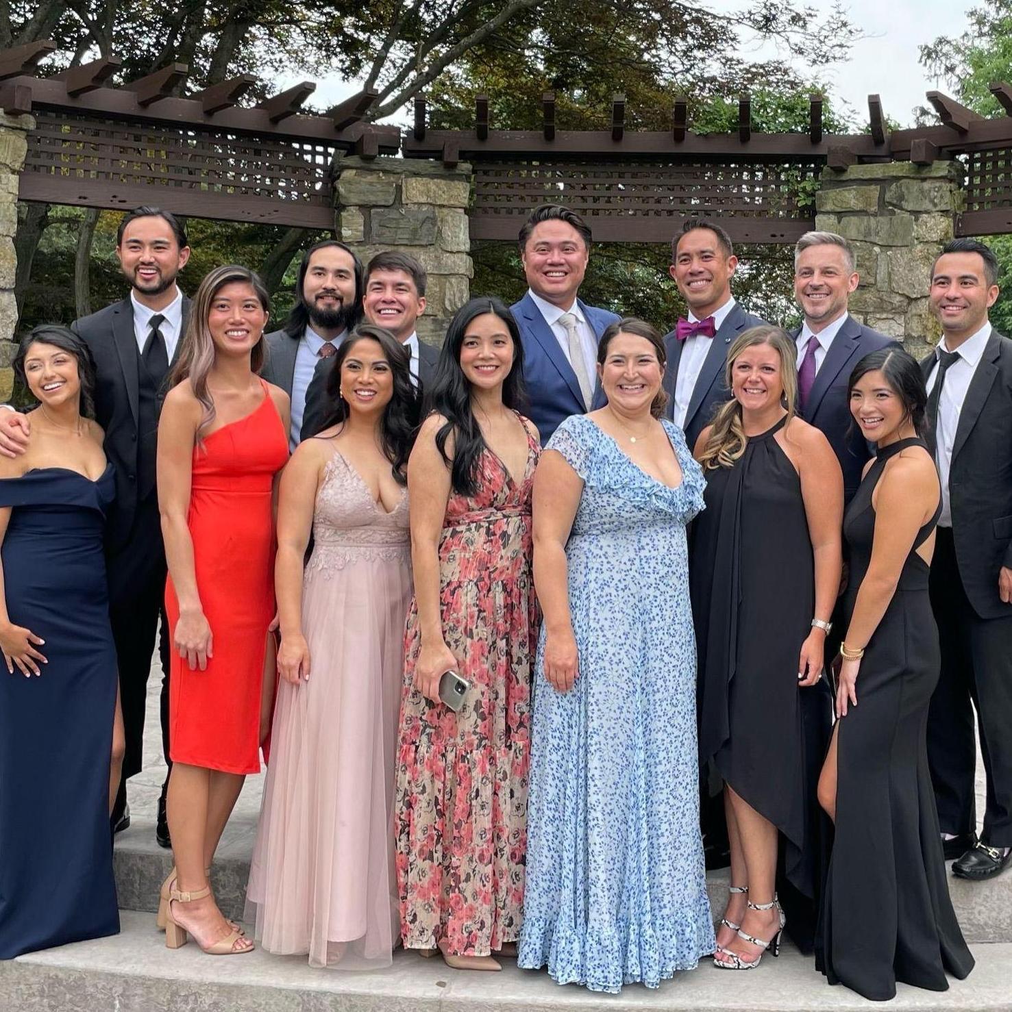 The Mendoza cousins at Isabel and Greg's wedding in West Salem, NY.