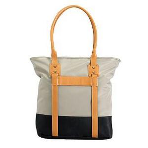 Rive Tote, Taupe/Cognac