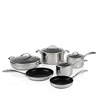 ScanpanCTP Mirror Polished Stainless Steel 10-Piece Cookware Set - 100% Exclusive