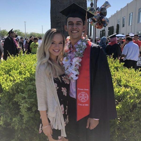 Derek's graduation from Fresno State - 2018