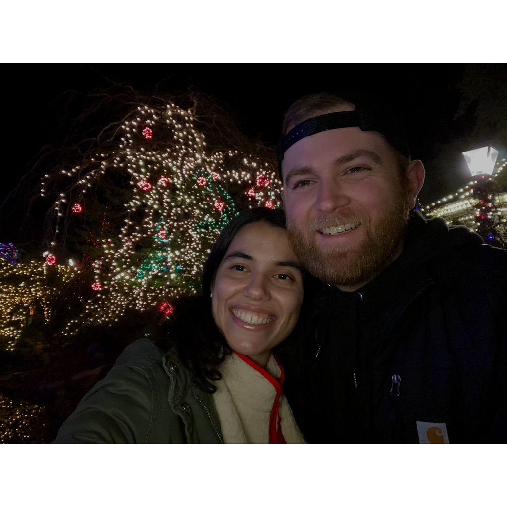 Our first date.