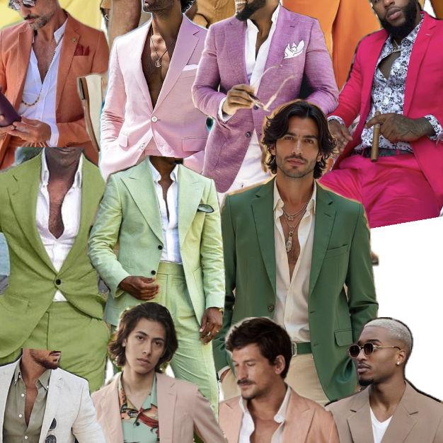 For men, this typically includes a collared shirt and tailored pants (a jacket is optional)
