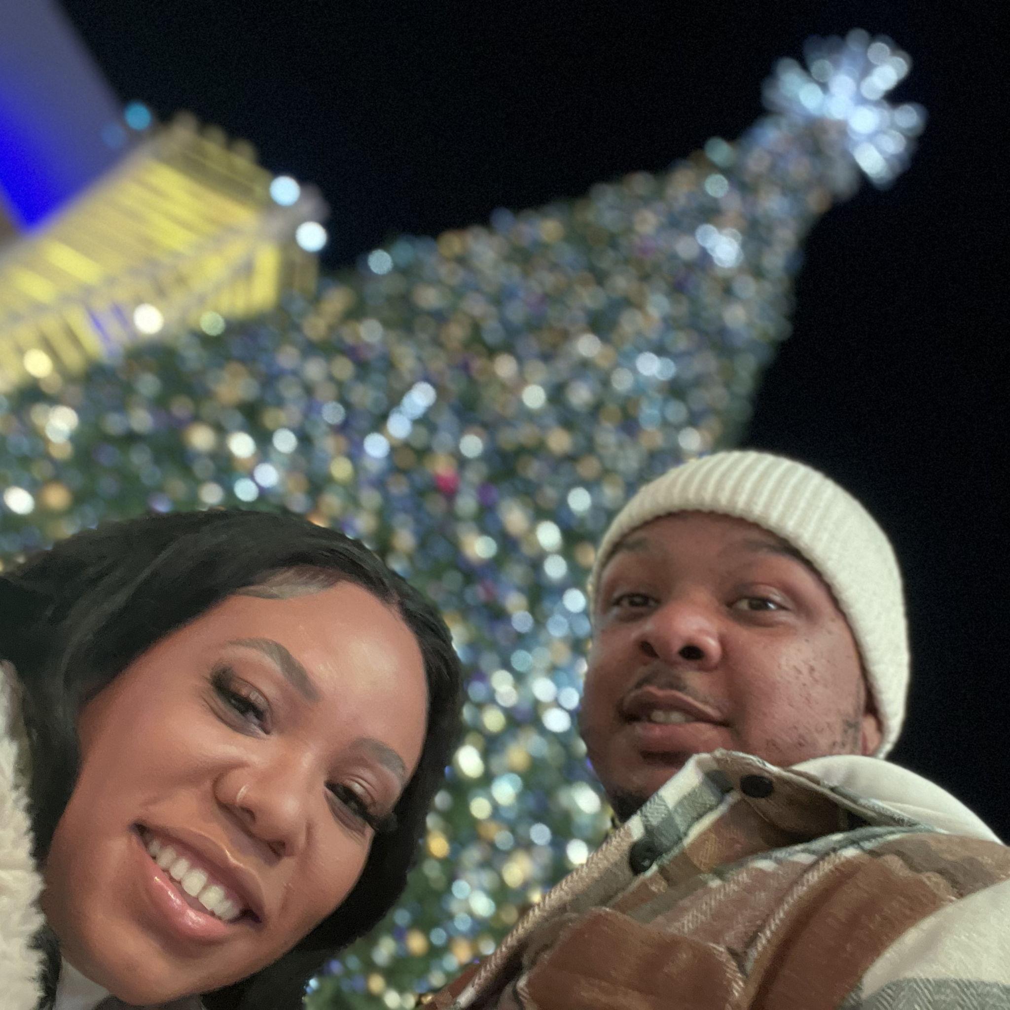 Our first time ice skating