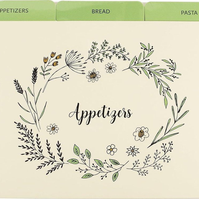 Recipe Card Dividers (24 pack)