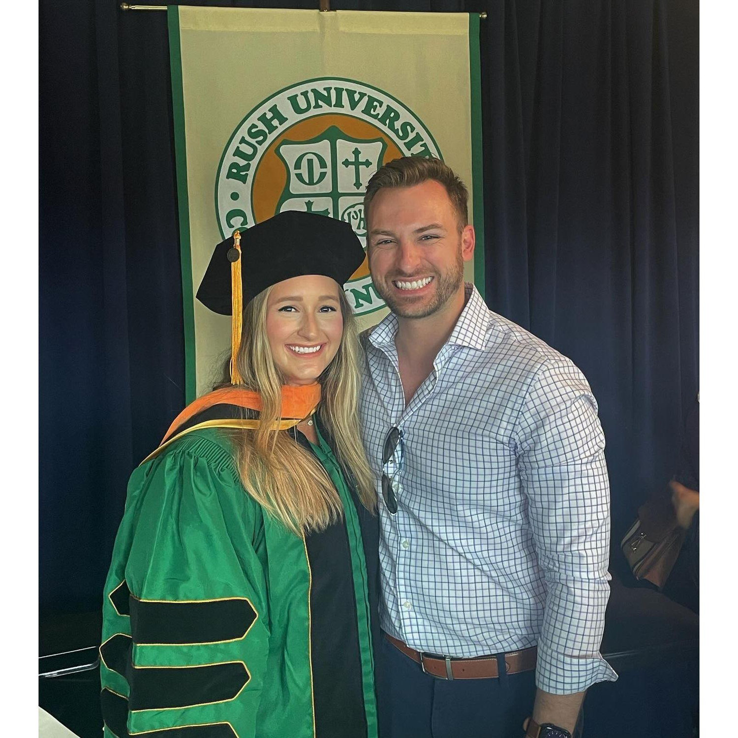 Grad school graduation ceremony