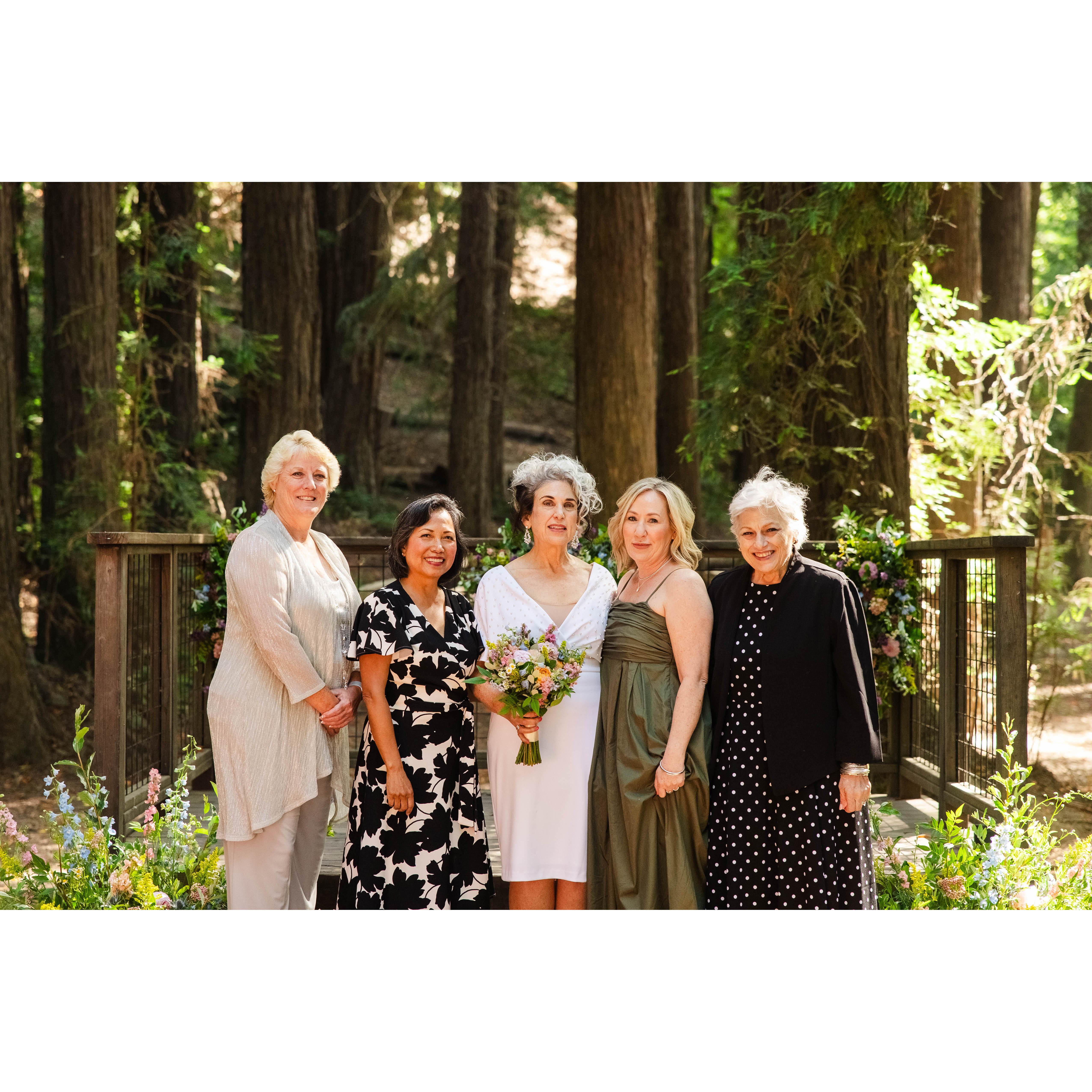 Jill's besties: Tracy, Maria, Hanna, and Diane