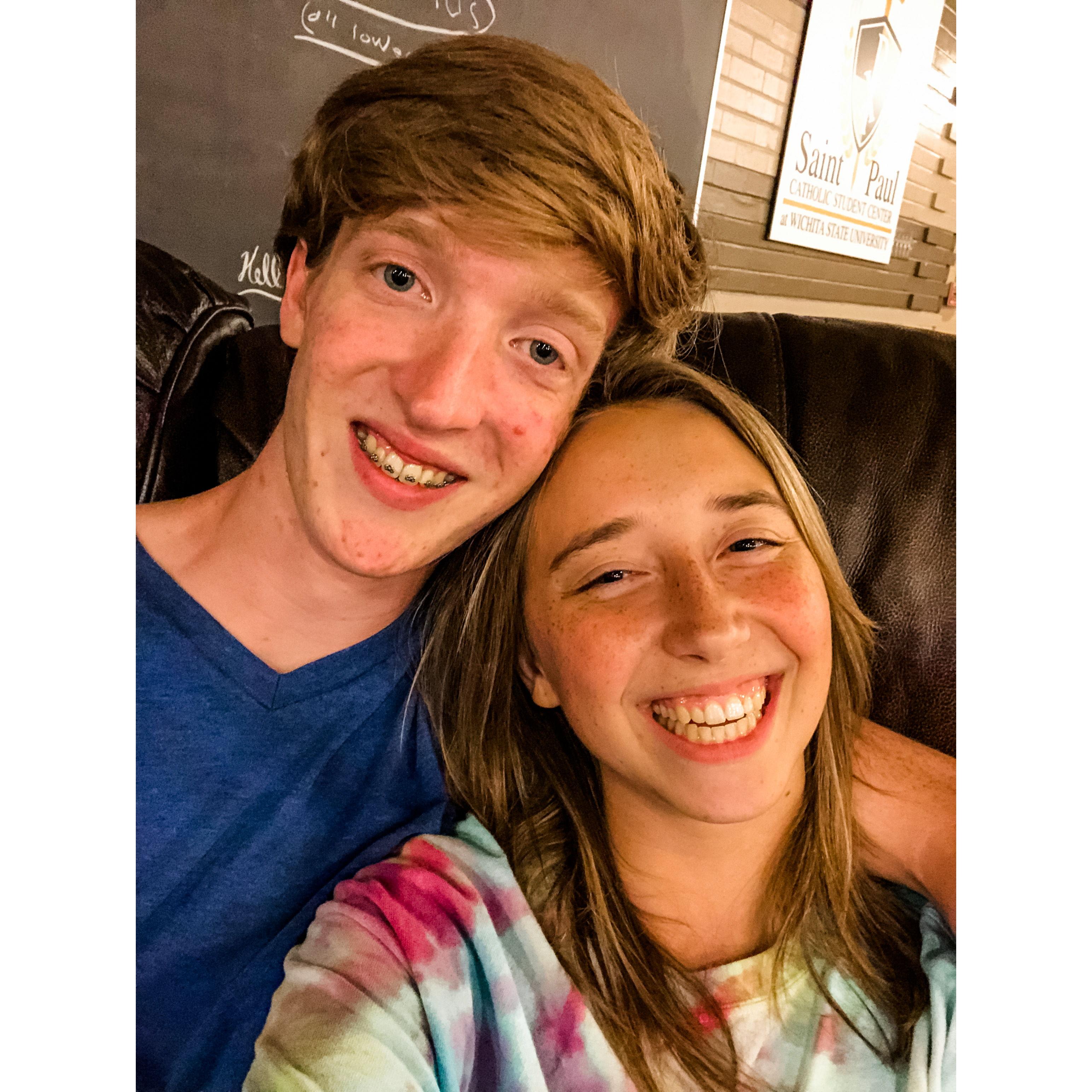 Newly dating and everyone was annoyed because of how silly in love we were hahaha! aka my sisters