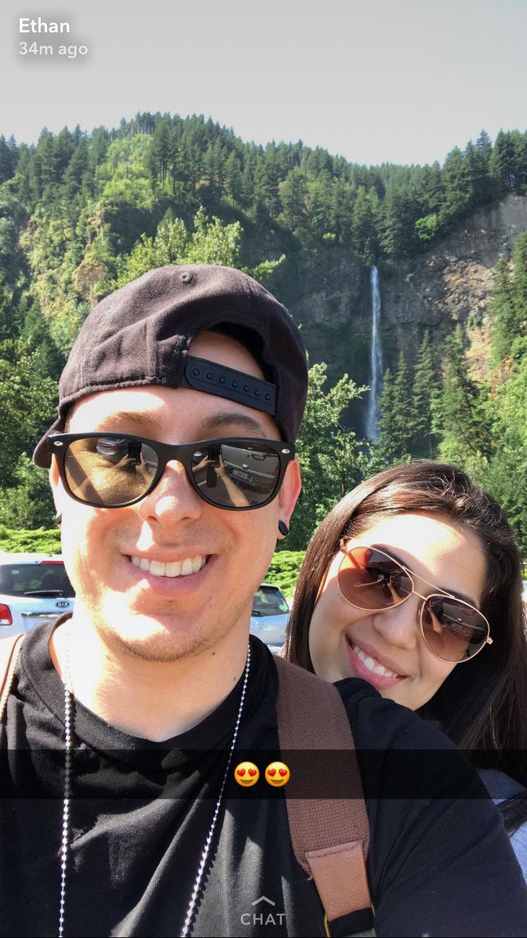 First trip to Multnomah Falls